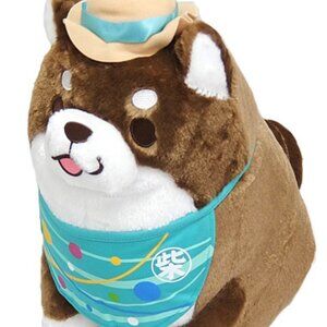 New Faithful Dog Big Mochishiba 5th Anniversary Plush Japan Toreba 35cm